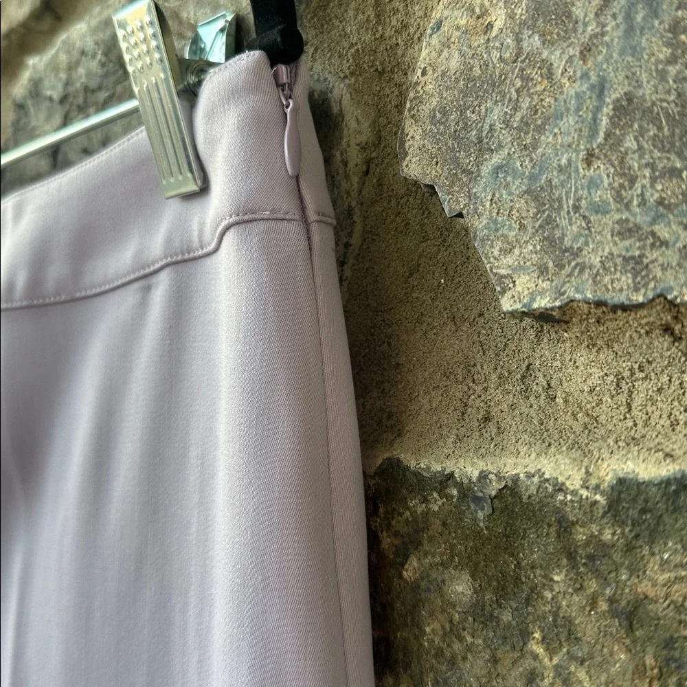 St. John Pastel Flat Front Dress Pants in Light Purple Size 10 - Picture 3 of 5